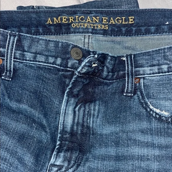 American Eagle Outfitters Men's Dark Blue Denim - Picture 3 of 8